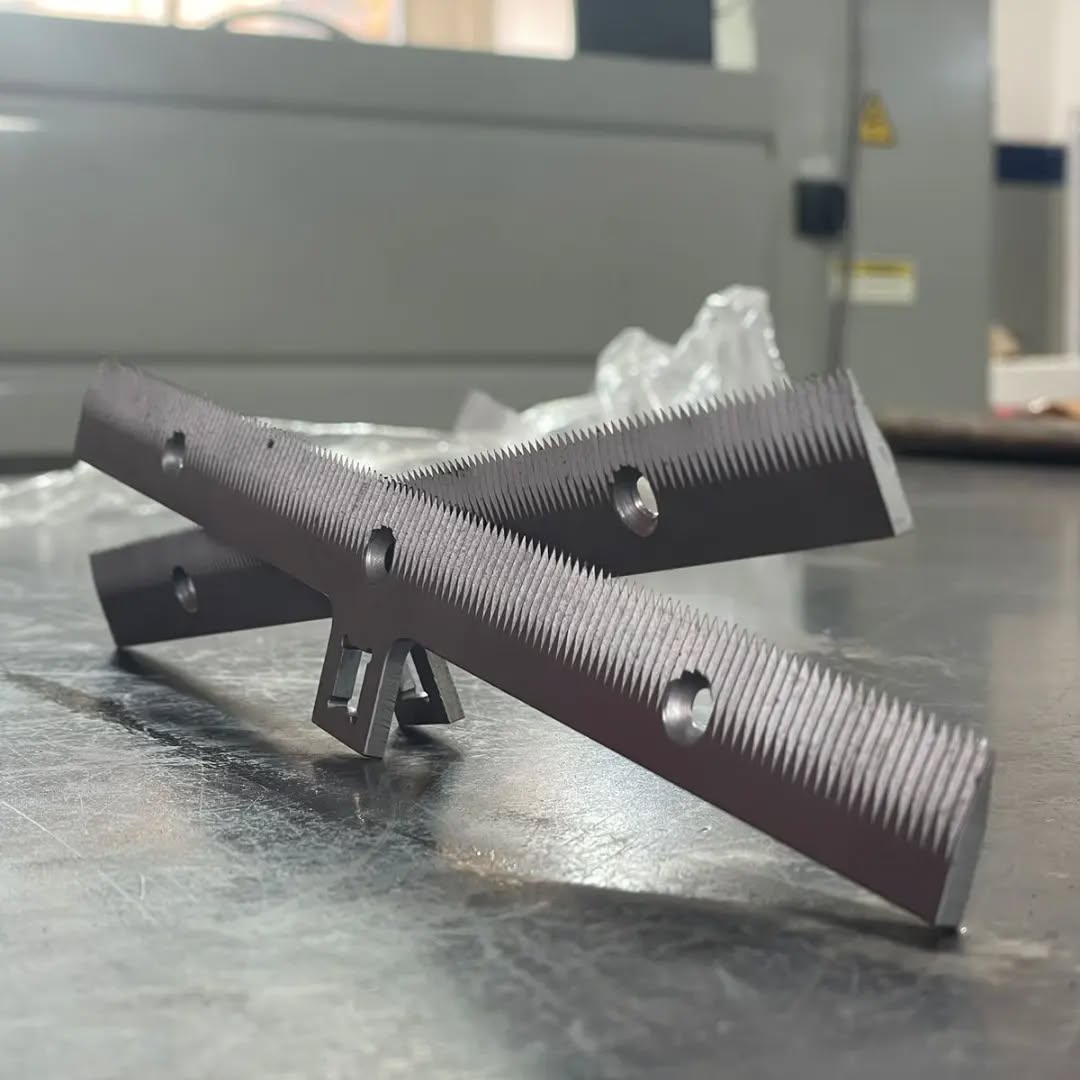 Cuchillas para corte de bolsas fabricadas con mecanizado CNC