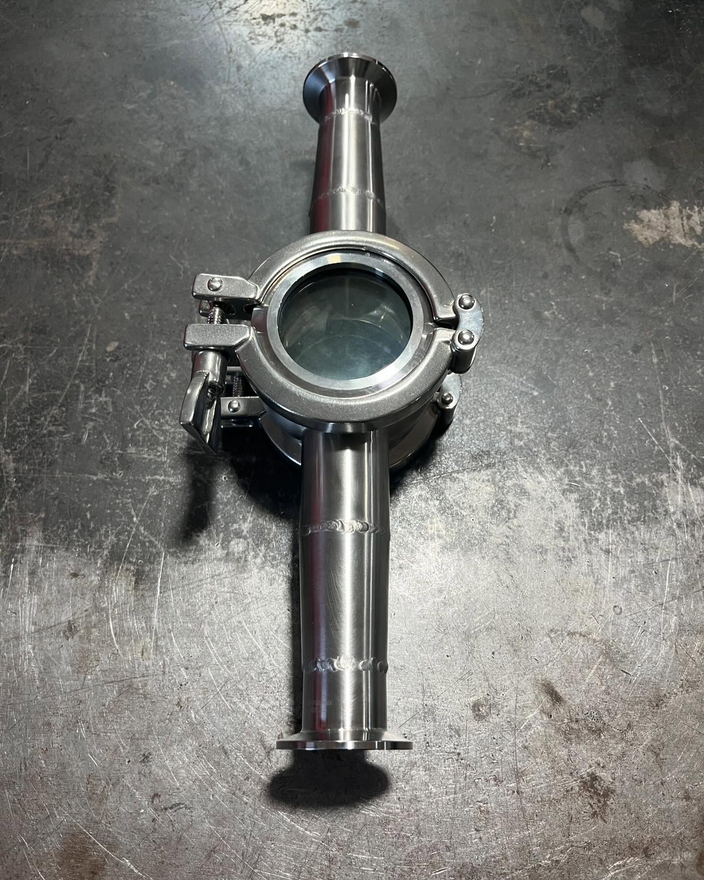 Dosificador de semillas en AISI 304 para industria alimenticia